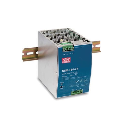 Источник электропитания на DIN-рейке - NDR-480 series  - Mean Well - AC/DC / с одним выходом / с защитой от короткого замыкания