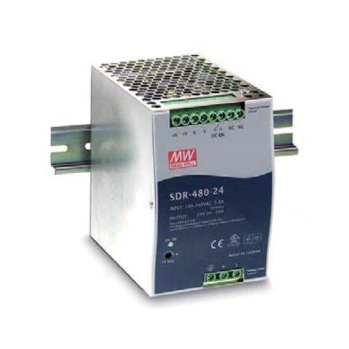 Источник электропитания на DIN-рейке - SDR-480 series - Mean Well - AC/DC / с одним выходом / с защитой от короткого замыкания