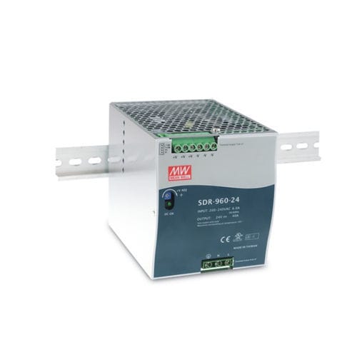 Источник электропитания на DIN-рейке - SDR-960 series  - Mean Well - AC/DC / с одним выходом / с защитой от короткого замыкания