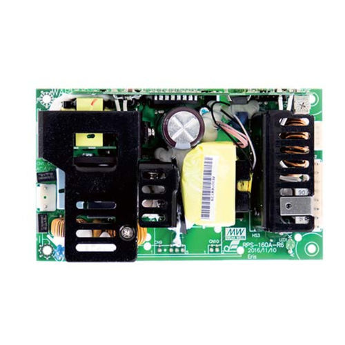 Источник электропитания с открытым корпусом - RPS-160 series - Mean Well - AC/DC / с одним выходом / с защитой от короткого замыкания