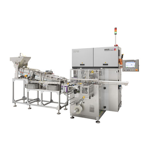 Упаковочная машина под сложенной пленкой - RPM - LOESCH Verpackungstechnik GmbH + Co. KG - автоматическая / для прессованных материалов / для кондитерских изделий