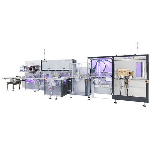 Упаковочная машина под сложенной пленкой - LTM-DUO  - LOESCH Verpackungstechnik GmbH + Co. KG - автоматическая / компактная / для шоколадной продукции