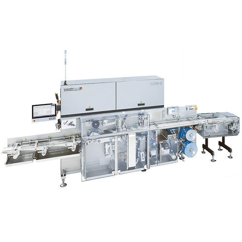Упаковочная машина под сложенной пленкой - LRM-S - LOESCH Verpackungstechnik GmbH + Co. KG - автоматическая / для шоколадной продукции / для хлебопекарного производства