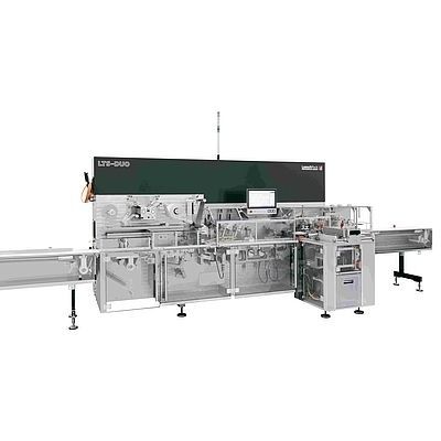 Автоматическая упаковочная машина - LTS-DUO - LOESCH Verpackungstechnik GmbH + Co. KG - c пленкой / под сложенной пленкой / для шоколадной продукции