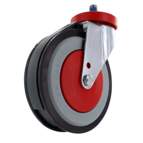 Поворотный ролик - H36A3DB5G0XEB - P&H Casters - со стержнем / тележки / из полипропилена