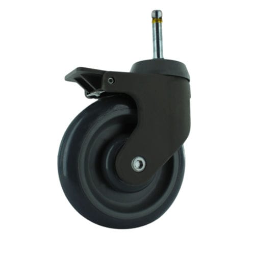 Поворотный ролик - P25AT54GGDNT - P&H Casters - со стержнем / из полипропилена / из пластика