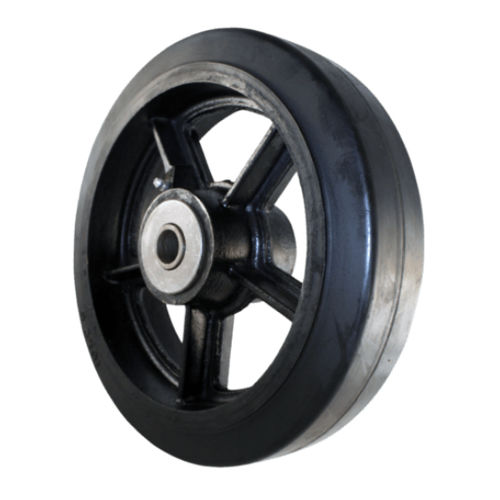 Колесо с бандажом - WM4002BN - P&H Casters - из сажевого каучука / плоское