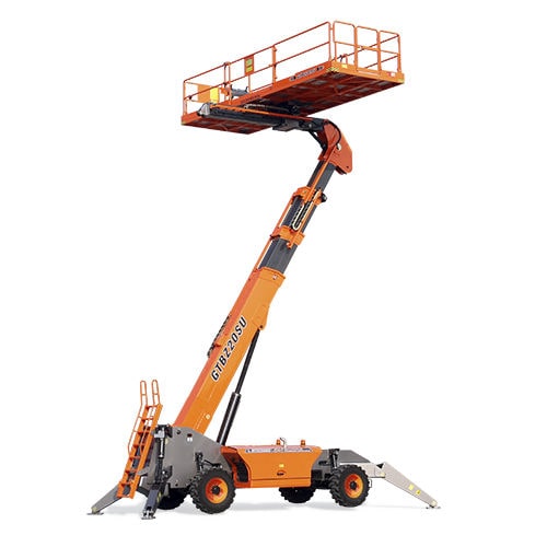 Самоходный телескопический подъемник - GTBZ20SU - Zhejiang Dingli Machinery Co,Ltd - дизельный