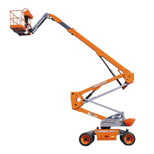 Самоходный шарнирный подъемник - GTBZ20AE - Zhejiang Dingli Machinery Co,Ltd - с питанием от аккумулятора