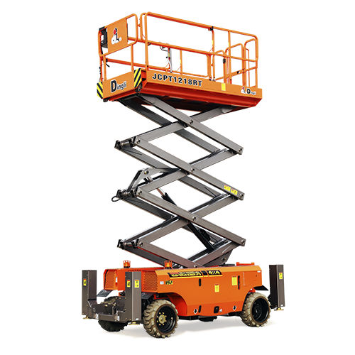 Самоходный ножничный подъемник - JCPT1418RT / JCPT1218RT - Zhejiang Dingli Machinery Co,Ltd - гидравлический / дизельный
