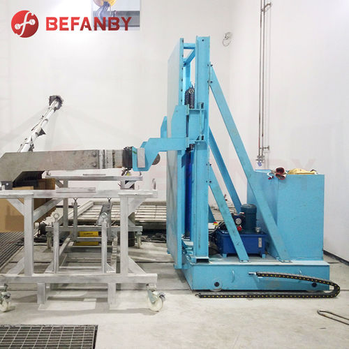 Тележка для цеха - KPT Series - BEFANBY - из стали / с откидной платформой / для баков для хранения