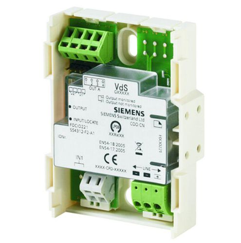 Цифровой модуль входа/выхода - FDCIO221 - Siemens Fire Safety - децентрализованный / линейный / встраиваемый
