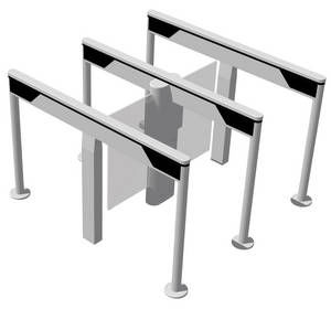 Турникет средней высоты - SlimLane 945 Twin - AUTOMATIC SYSTEMS