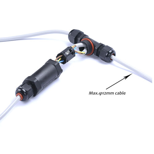 Соединитель для источника электропитания - T series - Utility Electrical Co., Ltd. - Т-образный / блокируемый винтом / 3 полюса