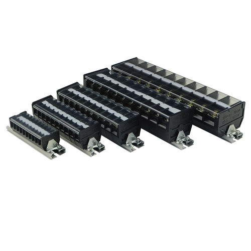 Клеммная колодка на DIN-рейке - TD series - Utility Electrical Co., Ltd. - с винтовым соединением / проходная / из пластмассы