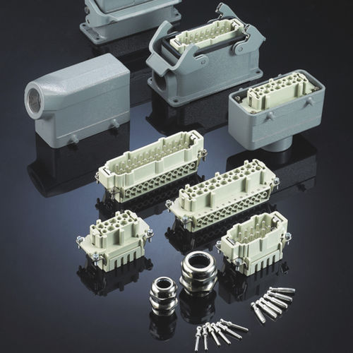 Соединитель для передачи данных - HE series - Utility Electrical Co., Ltd. - DIN / наружная резьба-внутренняя резьба / IP65