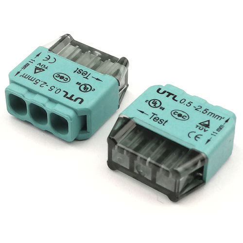 Вставная клеммная колодка - UC41-03-GN - Utility Electrical Co., Ltd. - без винта / на пружине / с быстрым соединением
