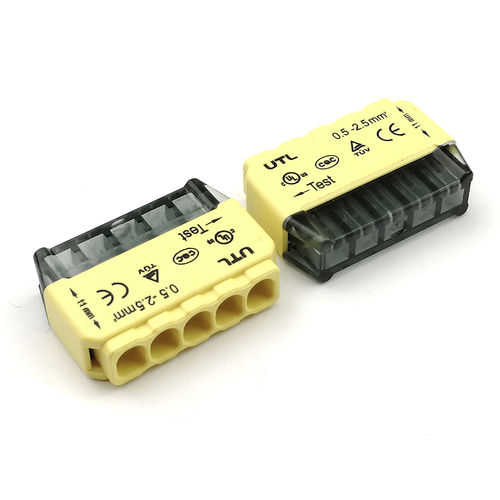 Вставная клеммная колодка - UC41-05-GN - Utility Electrical Co., Ltd. - без винта / на пружине / с быстрым соединением