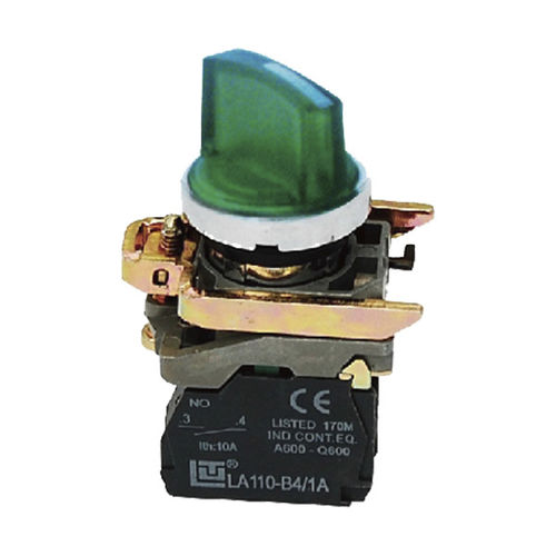 Поворотный переключатель - LA110-B4-BK1 series - Utility Electrical Co., Ltd. - двухполюсный / IP40 / с подсветкой
