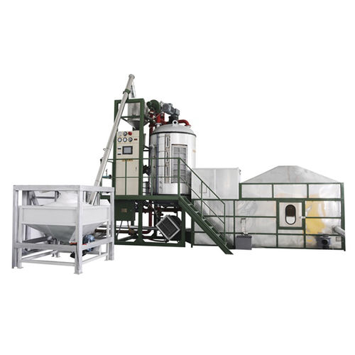 Предэкспандер для пенополистирола - SPJ130A - Hangzhou Fangyuan Plastics Machinery Co.,Ltd - контролируемый PLC / автоматический / прерывистый