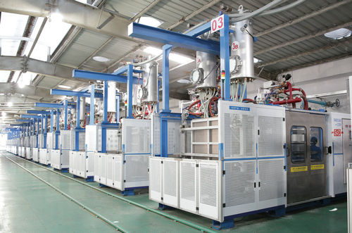 Формовочная машина из термопластичной пены - SPZ1270-1470FH - Hangzhou Fangyuan Plastics Machinery Co.,Ltd - для EPS / для расширенного полипропилена / контролируемая PLC