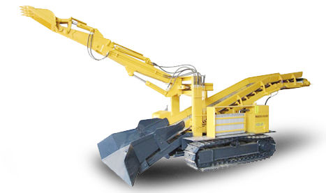 Гусеничный погрузчик - FCYLB-100G - Jinan Fucheng Hydraulic Equipment Co., Ltd - шарнирный / для подземной шахты