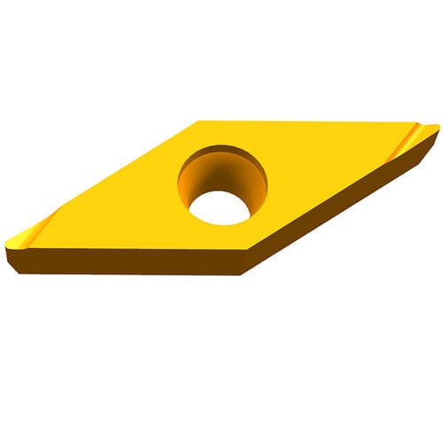 Позитивная режущая пластина - VCGT110301L-JF - OKE Precision Cutting Tools Co., Ltd. - для небольших деталей / класса G