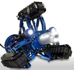 Гусеничный инспекционный робот - Versatrax Vertical Crawler™ - Inuktun InCommand Robotics LLC - со светодиодным освещением / герметичный / вертикальный