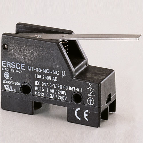 Миниатюрный выключатель положения - M308NONC - BREMAS - IP40 / компактный / для промышленности
