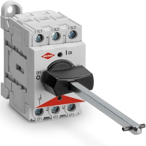 Разъединитель-выключатель низкого напряжения - DS0323BFL6 - BREMAS BETTER SWITCHES - 3 полюса / AC / на DIN-рейке