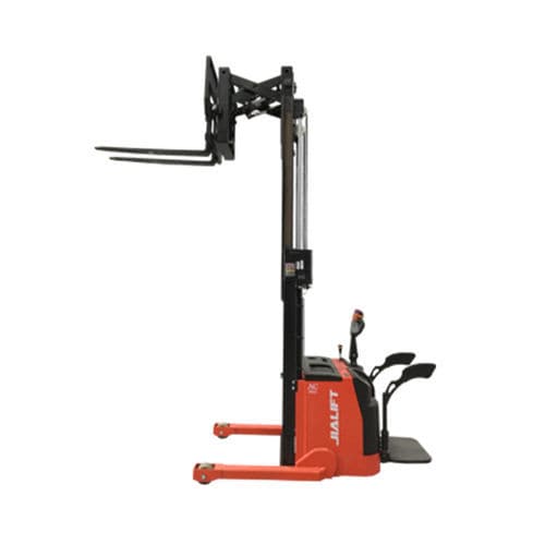 Электрическая подъемная тележка со съемной опорой - Q1530GC - Zhejiang Jialift Warehouse Equipment Co., Ltd - со «стоячим» водителем / для разгрузочно-погрузочных работ / 3-колесная