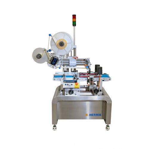 Этикетировочная машина для наклеивания на боковую часть - 752C - HERMA GmbH - для наклеивания на верхнюю часть / для наклеивания на нижнюю часть / полусферическая