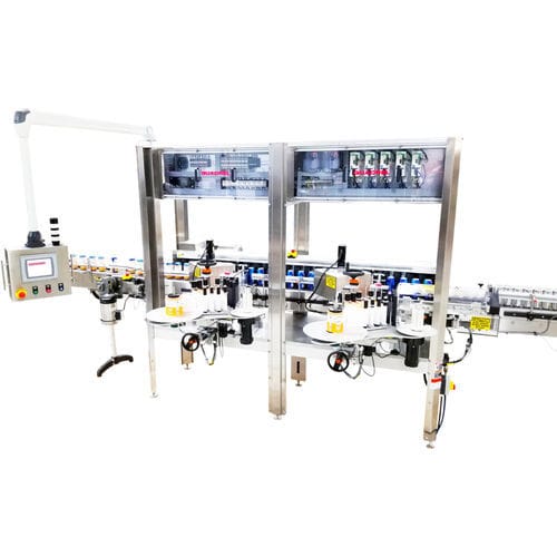 Этикетировочная машина контролируемая PLC - ProLine - Quadrel Labeling Systems - для бутылок / для пищевой промышленности и для производства напитков / для разливочной промышленности