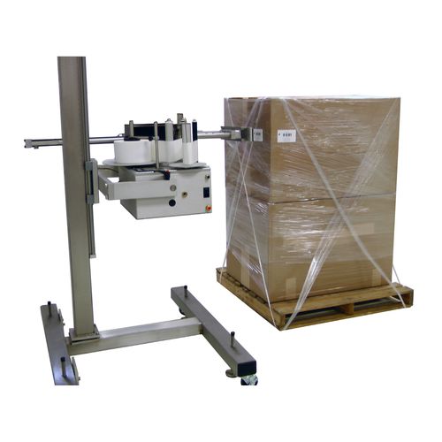 Этикетировочная машина контролируемая PLC - Q34 - Quadrel Labeling Systems - для паллет / для наклеивания на боковую часть