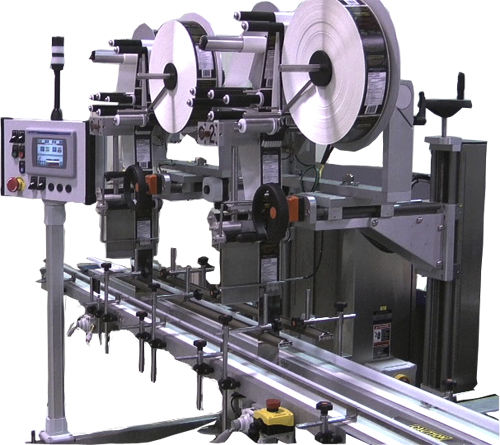 Автоматическая этикетировочная машина - Quadrel Labeling Systems - для наклеивания на верхнюю часть / для наклеивания на нижнюю часть / для сельского хозяйства и пищевой промышленности