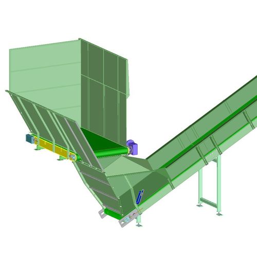 Ленточный конвейер - Valvan Baling Systems NV - наклонный / для загрузки / для взвешивания