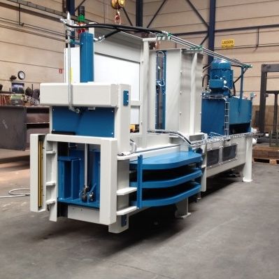 Горизонтальный упаковочный пресс - HS - Valvan Baling Systems NV - с загрузкой сверху / с каналом / для текстиля