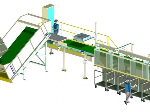 Сортирующее устройство с помощью цвета - FIBERSORT - Valvan Baling Systems NV - автоматическое / для текстиля