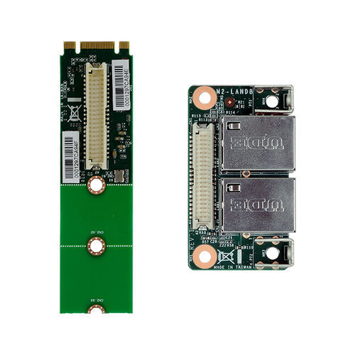 Цифровой модуль входа/выхода - M.2-1LAN/2LAN - DFI - RJ45 / 2 цифровых входа / PCIe