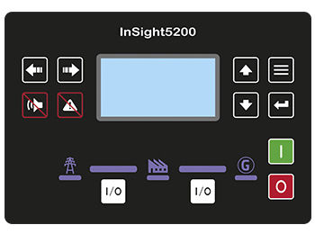 Панель управления для электрогенераторной установки - Insight5200 - AJ POWER - цифровая