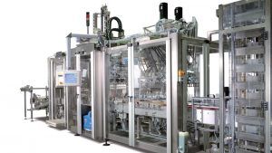 Автоматическая машина для нанесения рукавной этикетки - SetLine - A+F Automation + Fördertechnik GmbH