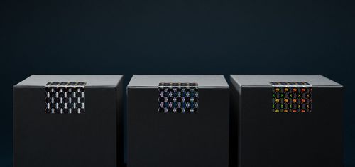 Этикетка голограмма - Hologram Company RAKO GmbH - для идентификации / для обеспечения безопасности / не поддающаяся фальсификации