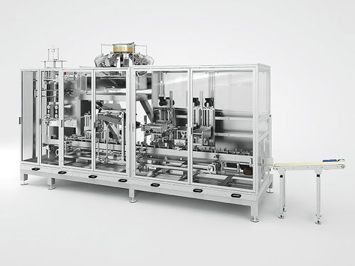 Термоупаковочная машина для запаивания пакетов - HVM - inno-tech Verpackungsmaschinen GmbH - непрерывного действия / автоматическая / горизонтальная
