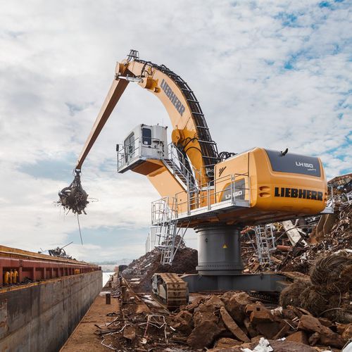 Гусеничный ковш для транспортировки материалов - LH 150 C - Liebherr Excavators - электрический