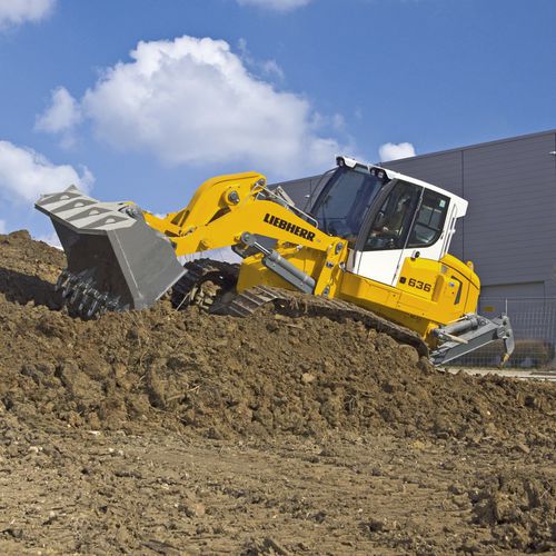Гусеничный погрузчик - LR 636  - Liebherr Excavators - жесткое крепление / для карьера