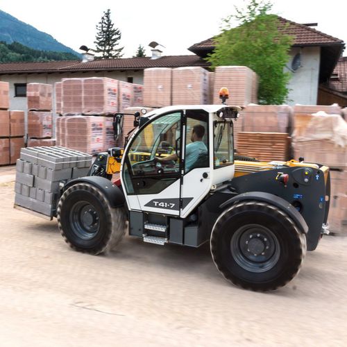 Телескопический вилочный погрузчик - T 41-7 - Liebherr Excavators