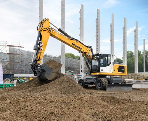 Промежуточный экскаватор - A 924  - Liebherr Excavators - колесный / Tier 4 Interim / для строительной площадки