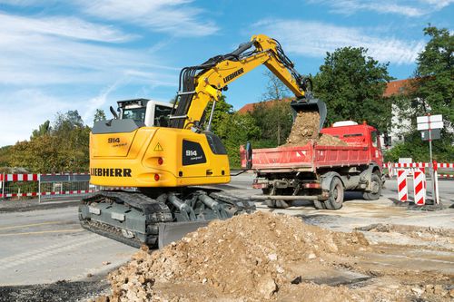 Промежуточный экскаватор - R 914 - Liebherr Excavators - гусеничный / Tier 4 Interim / для строительной площадки