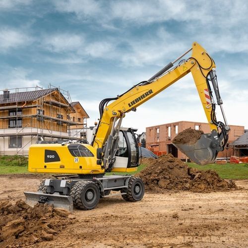 Промежуточный экскаватор - A 920 - Liebherr Excavators - на колесах / дизельный / для строительной площадки