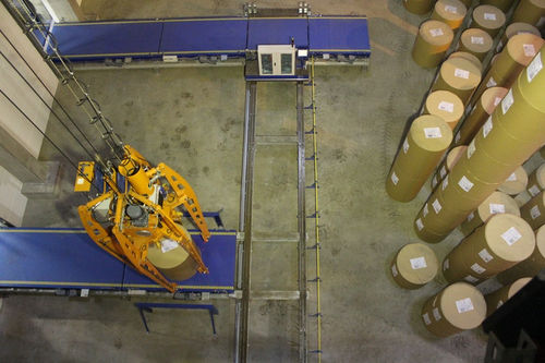 Цепной конвейер - MINDA Industrieanlagen GmbH - горизонтальный / транспортный / для наматывающего устройства